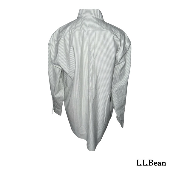 Vintage LL Bean oversized, striped button up shirt - Picture 2 of 4